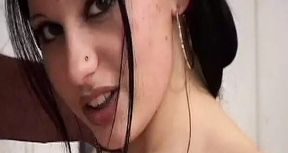 Beautiful French babe gets picked up and fucked hard in the ass