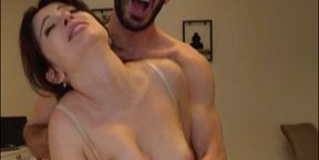 Romantic couple enjoys deepthroat and pussy licking before making love