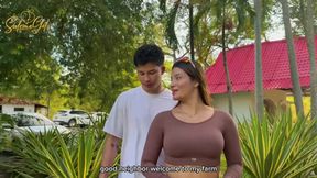 MILF Fucks Her Neighbor's Son in Her Backyard